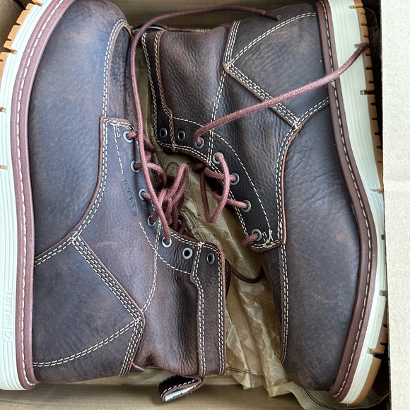 NEW 10 KEEN Utility Women's San Jose 6” Alloy Toe Wedge Work Boots - Picture 9 of 11